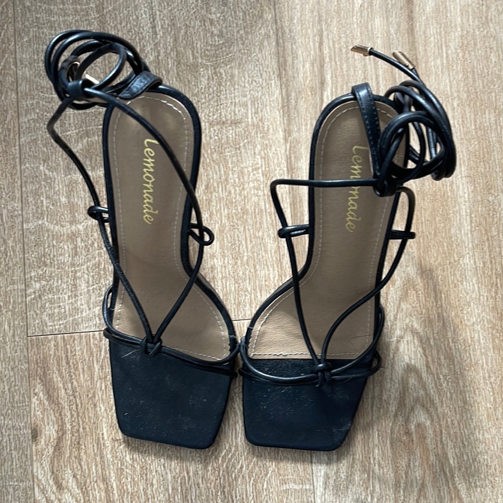 Cute black sandals